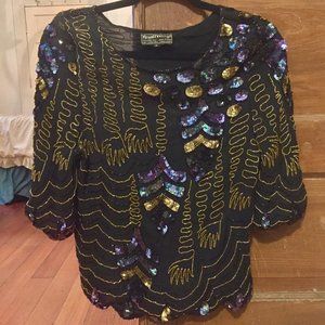 '80s Sequined Blouse (CLOSET CLOSING JULY)